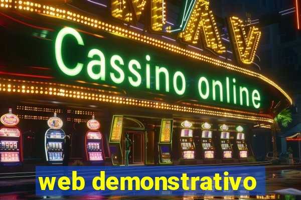 web demonstrativo
