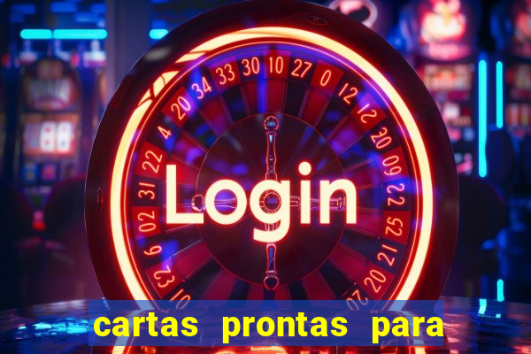 cartas prontas para retiro espiritual
