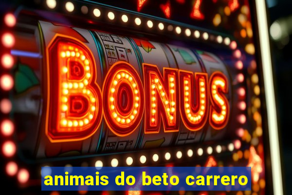 animais do beto carrero