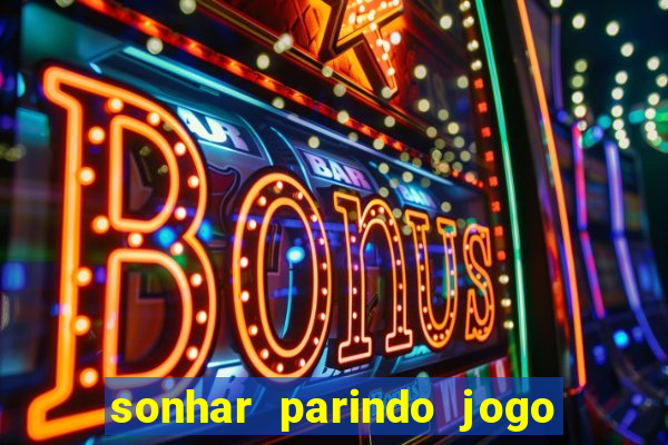 sonhar parindo jogo do bicho
