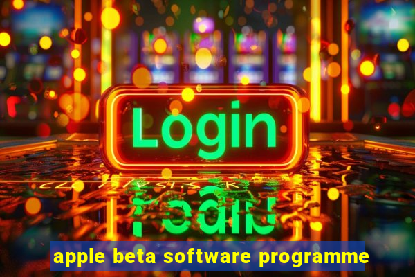 apple beta software programme