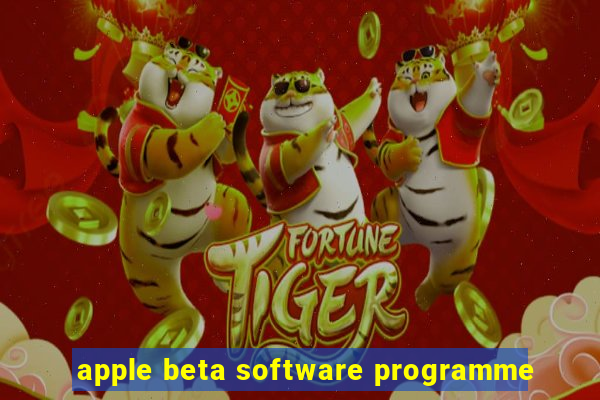 apple beta software programme