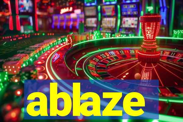 ablaze