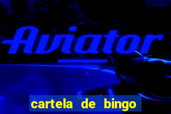 cartela de bingo 75 para imprimir