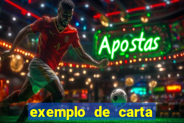 exemplo de carta aberta vestibular