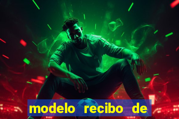 modelo recibo de pagamento word