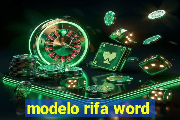 modelo rifa word
