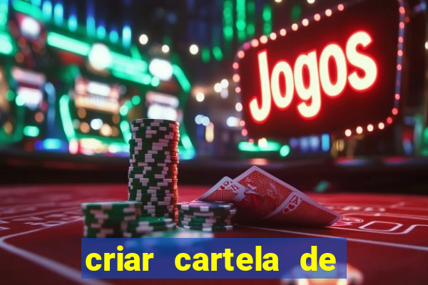 criar cartela de bingo no word