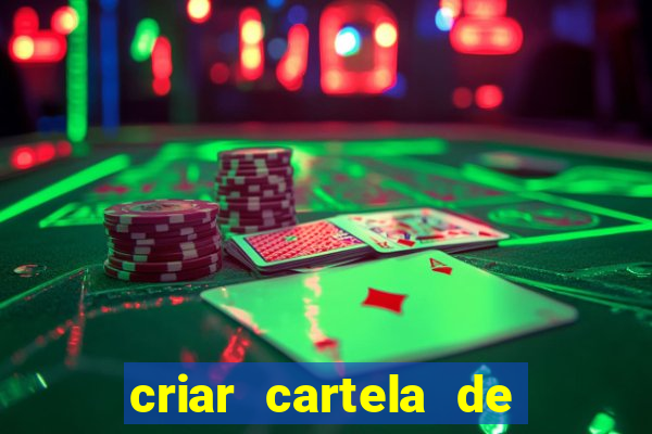 criar cartela de bingo no word