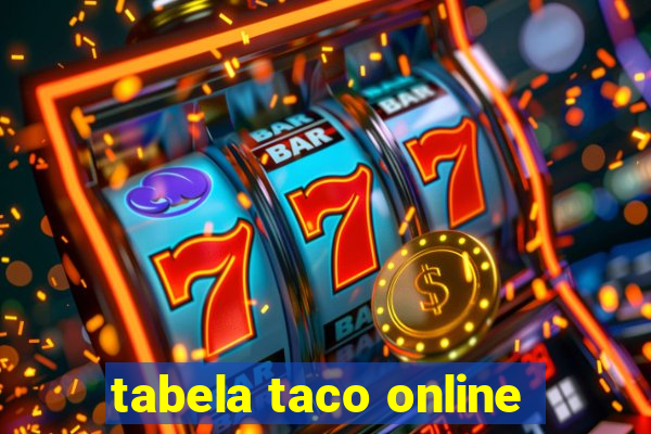 tabela taco online