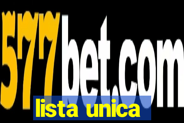lista unica