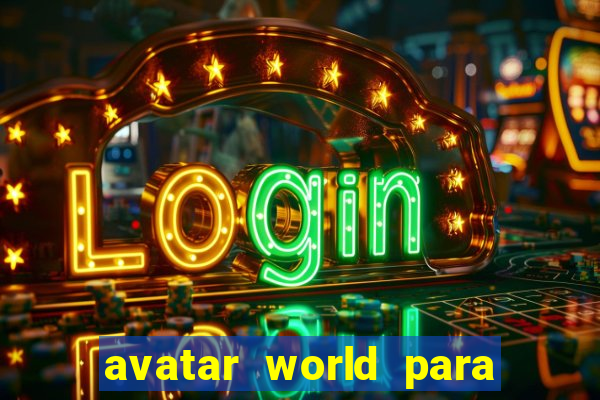 avatar world para colorir e imprimir