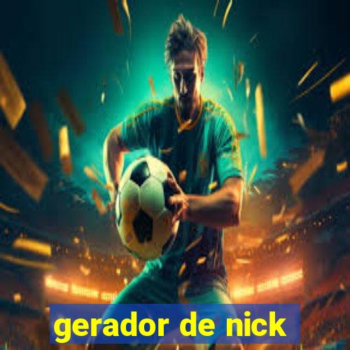 gerador de nick