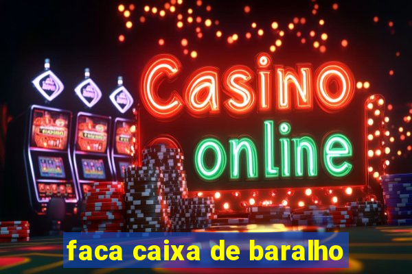 faca caixa de baralho