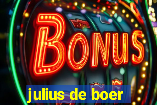 julius de boer