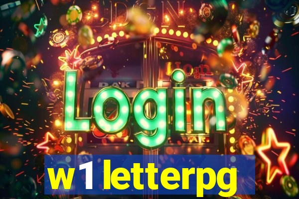 w1 letterpg