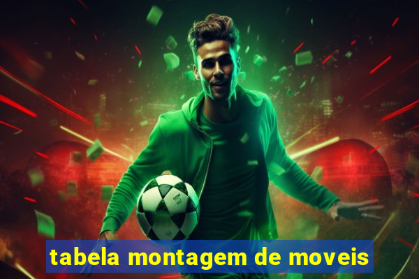 tabela montagem de moveis