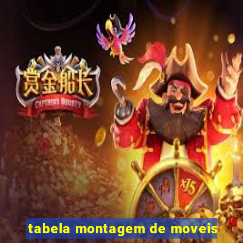 tabela montagem de moveis