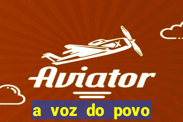a voz do povo santa luzia