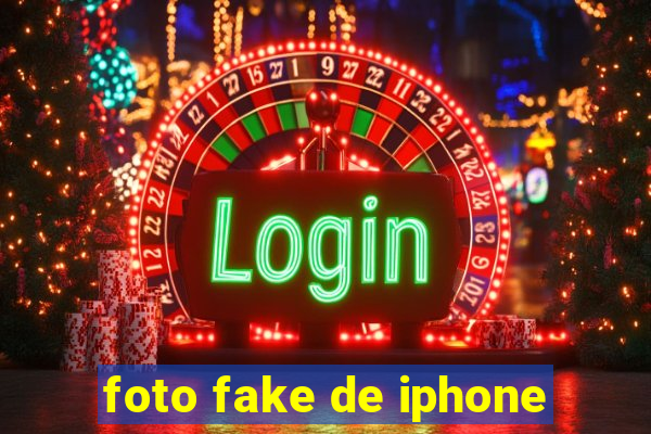 foto fake de iphone