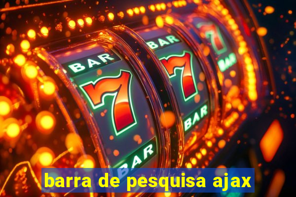barra de pesquisa ajax