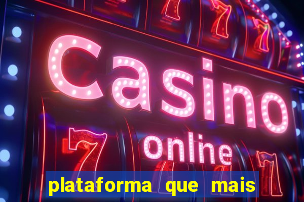 plataforma que mais paga no fortune tiger