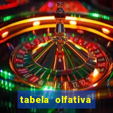 tabela olfativa amei cosméticos