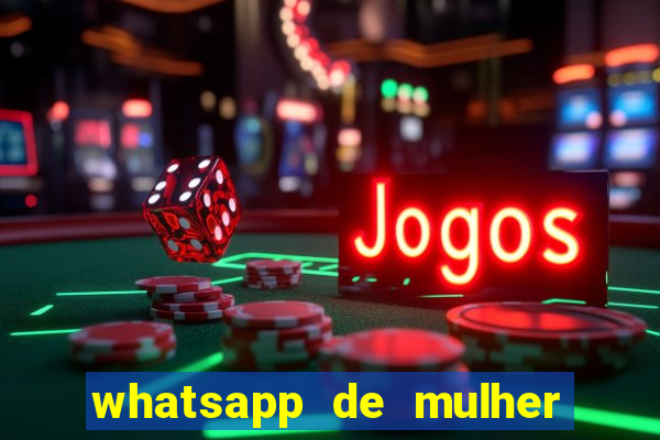 whatsapp de mulher de programa