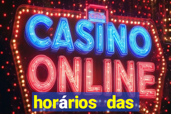 horários das plataformas de jogos