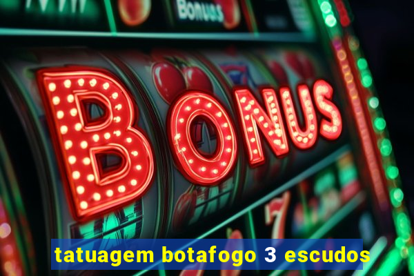 tatuagem botafogo 3 escudos