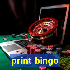 print bingo