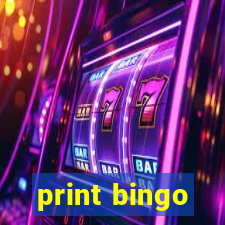print bingo