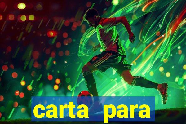 carta para encontrista homem