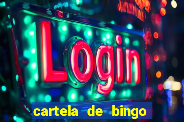 cartela de bingo cha de panela