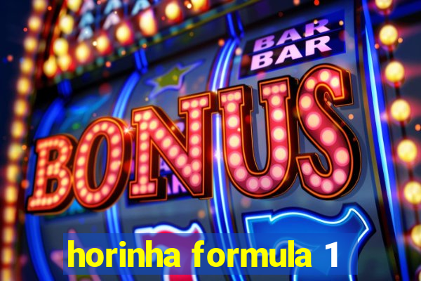 horinha formula 1
