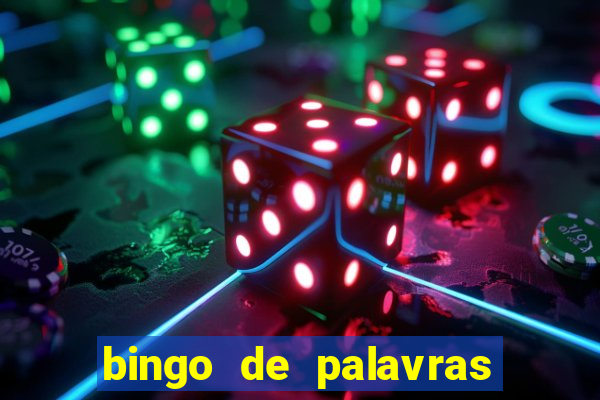 bingo de palavras de natal