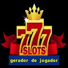 gerador de jogador de futebol