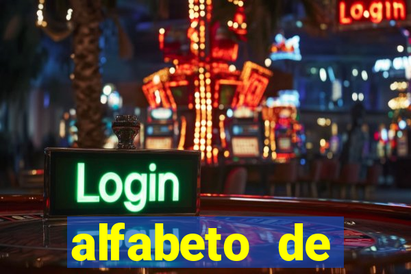 alfabeto de caligrafia bonita