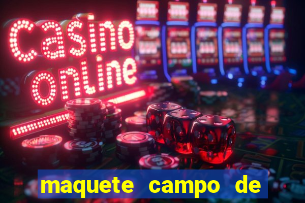 maquete campo de futebol (isopor)
