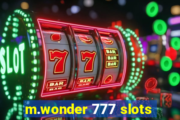 m.wonder 777 slots