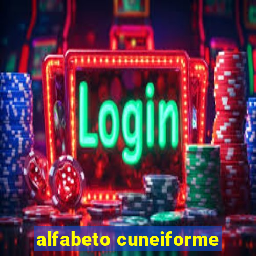 alfabeto cuneiforme