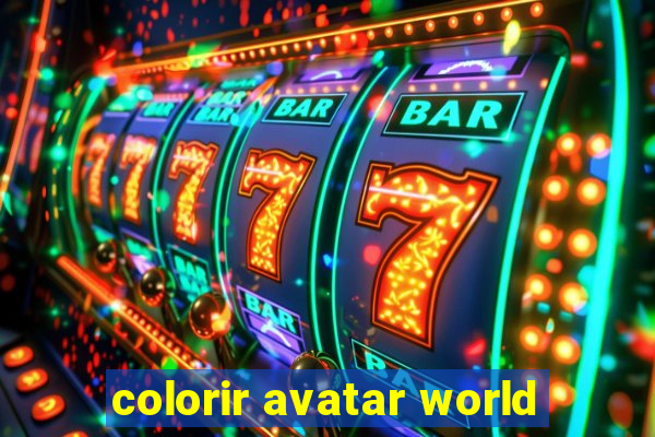 colorir avatar world