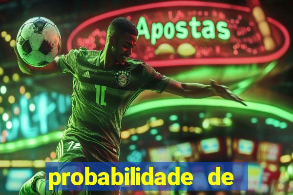 probabilidade de jogos de futebol de hoje