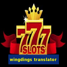 wingdings translator