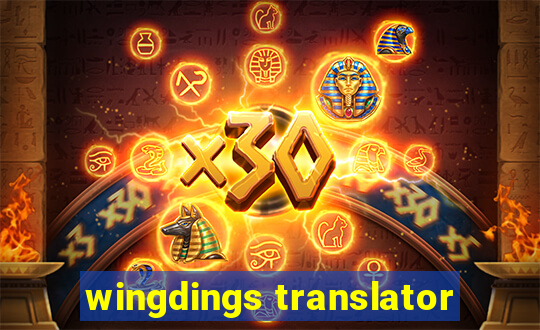 wingdings translator