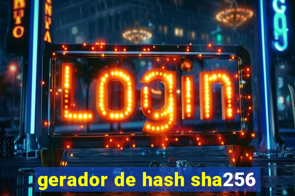 gerador de hash sha256
