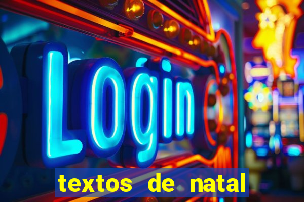 textos de natal para leitura