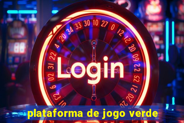 plataforma de jogo verde