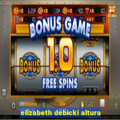 elizabeth debicki altura
