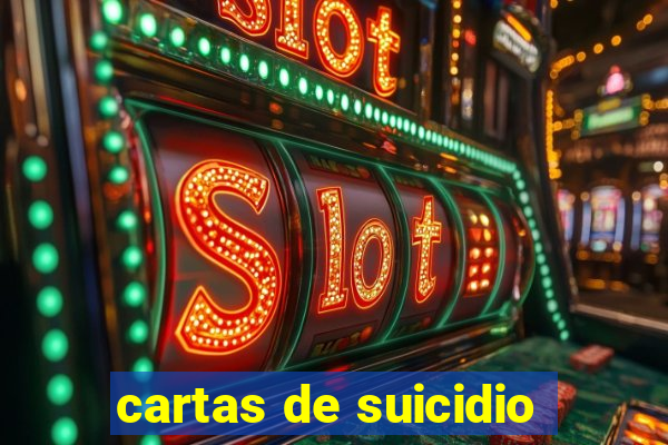 cartas de suicidio